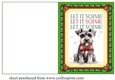 Let it Schnau cut and fold card