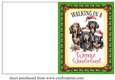 Walking in a Weenie Wonderland cut and fold card