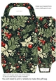 Vintage Christmas gift bag (green) 6