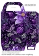 Purple Christmas gift bag n12