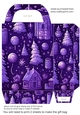 Purple Christmas gift bag n16