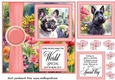 Summer garden pup card front 6