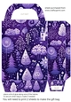 Purple Christmas gift bag 21