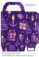 Purple Christmas gift bag 22