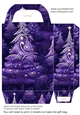 Purple Christmas gift bag 24