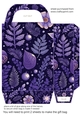 Purple Christmas gift bag 25
