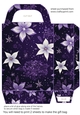 Purple Christmas gift bag 27