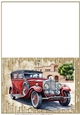 Classic car cut and fold card 4