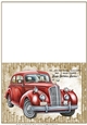 Classic car cut and fold card 5