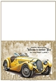 Classic car cut and fold card 7
