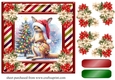 Christmas Kangaroo card front 4