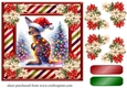 Christmas Kangaroo card front 6