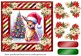 Christmas Kangaroo card front 7