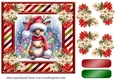 Christmas Kangaroo card front 8