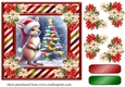 Christmas Kangaroo card front 10