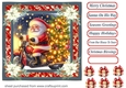 Santas on his way card front (motorbike) 6