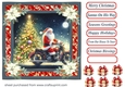 Santas on his way card front (motorbike) 8
