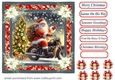 Santas on his way card front (motorbike) 9