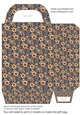 Floral wood gift bag 3