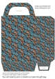 Floral wood gift bag 4