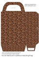Floral wood gift bag 6
