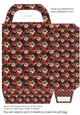 Floral wood gift bag 7