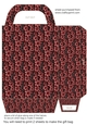 Floral wood gift bag 8