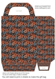Floral wood gift bag 9