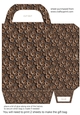 Floral wood gift bag 10