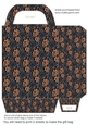 Floral wood gift bag 11