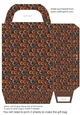 Floral wood gift bag 12