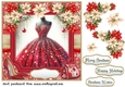 The Christmas dress card front 2