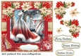The Christmas dress card front 3
