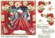 The Christmas dress card front 4
