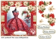 The Christmas dress card front 6