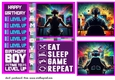 Boy Gamer card front 2