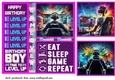 Boy Gamer card front 3