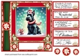 Holly and berries Christmas Scottish terrier card front 3