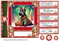 Holly and berries Christmas Scottish terrier card front 5