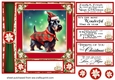 Holly and berries Christmas Scottish terrier card front 6