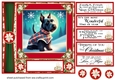 Holly and berries Christmas Scottish terrier card front 7