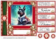 Holly and berries Christmas Scottish terrier card front 8
