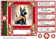 Holly and berries Christmas Scottish terrier card front 9