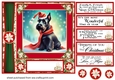 Holly and berries Christmas Scottish terrier card front 10