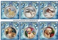 6 Christmas Labrador bauble toppers 2