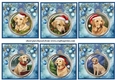 6 Christmas Labrador bauble toppers 4