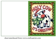 Holy cow its Christmas cut and fold card 3