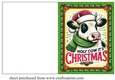 Holy cow its Christmas cut and fold card 5