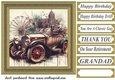 Framed vintage car card front 4