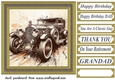 Framed vintage car card front 5